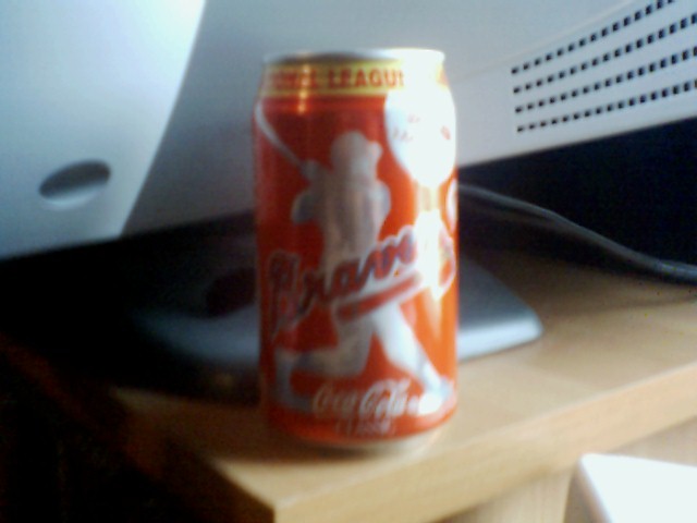 Atlanta Braves Coca Cola Can